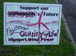 Falmouth revised sign