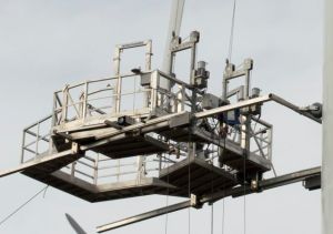 Serrated TE installation rigging at Hoosac